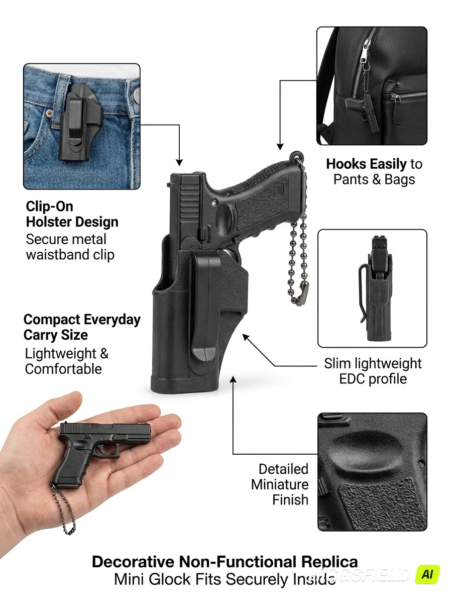 Mini G17 Keychain
