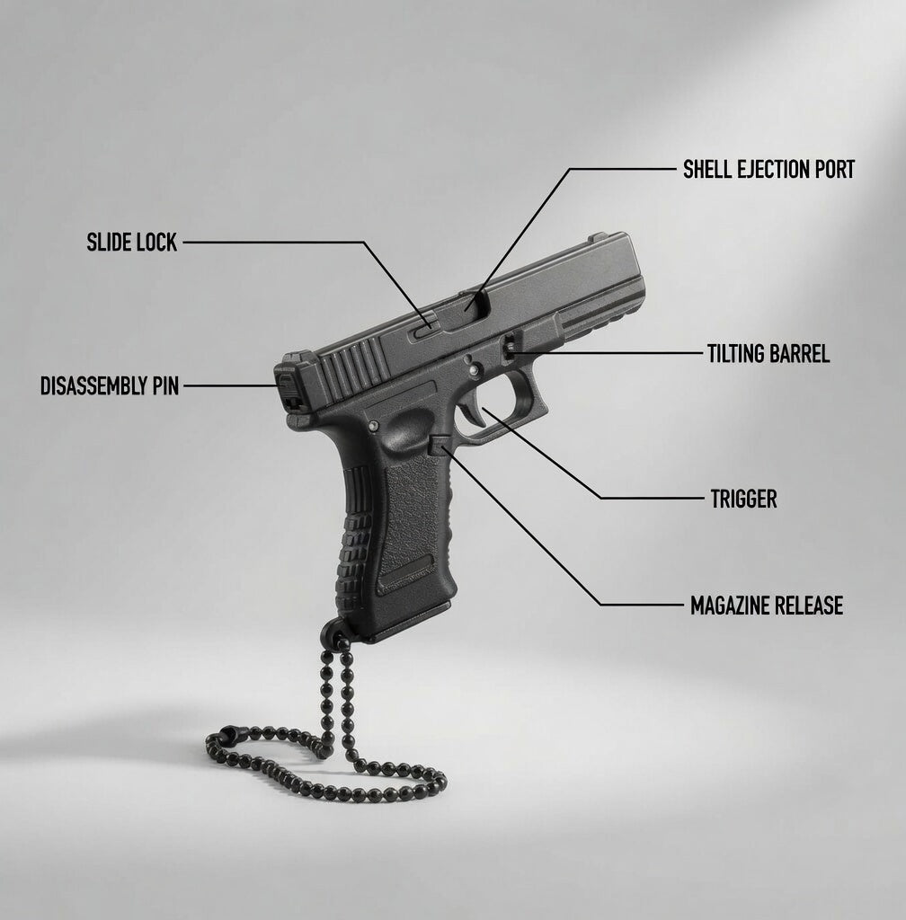 Mini G17 Keychain